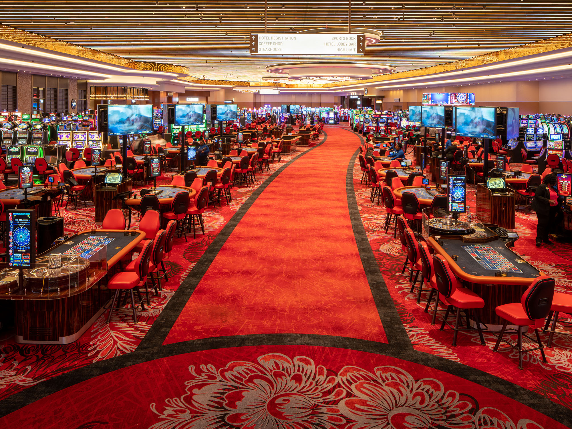 Gaming floor at Southland Casino Hotel