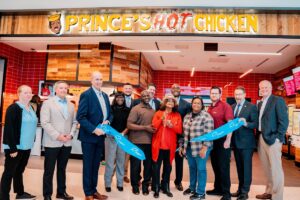 Travel 2 BNA Princes ribbon cutting